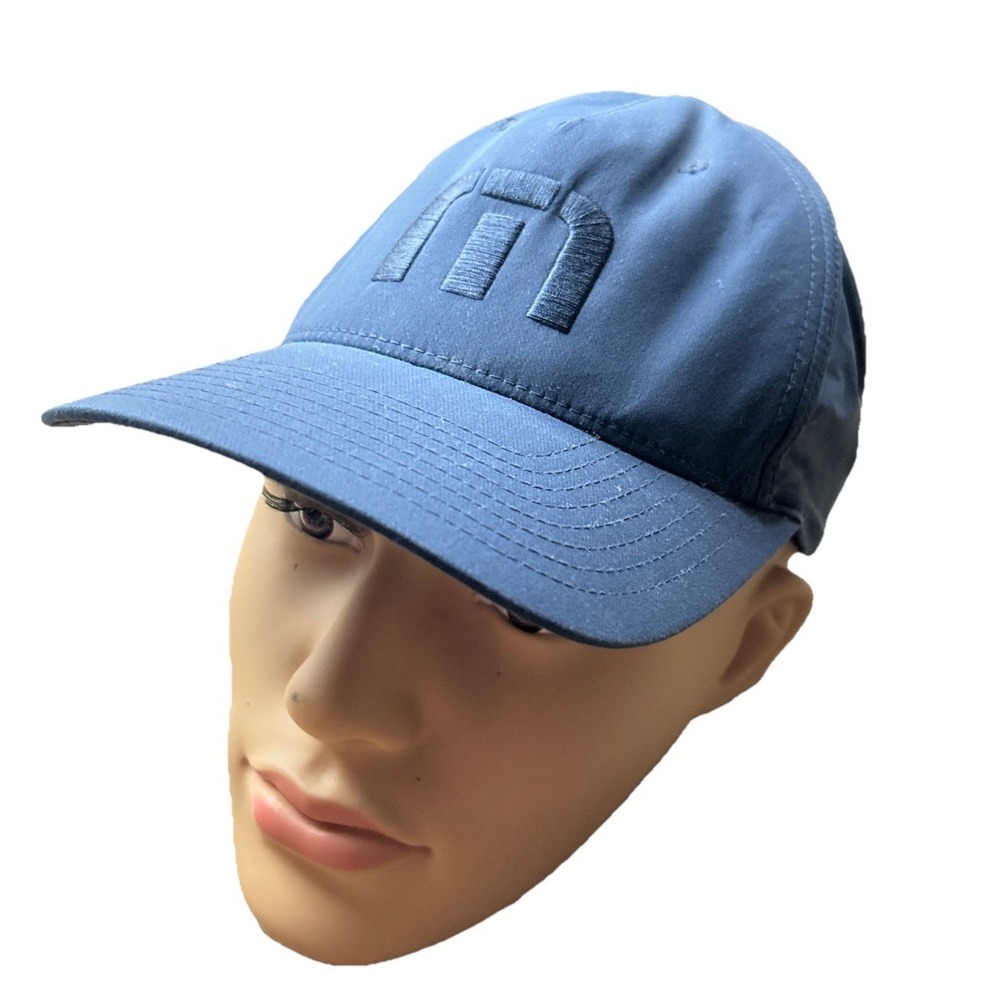 Travis Matthew Hat Golf Yupoong Fitted S-M‎ Navy Ball Cap Flex Fit